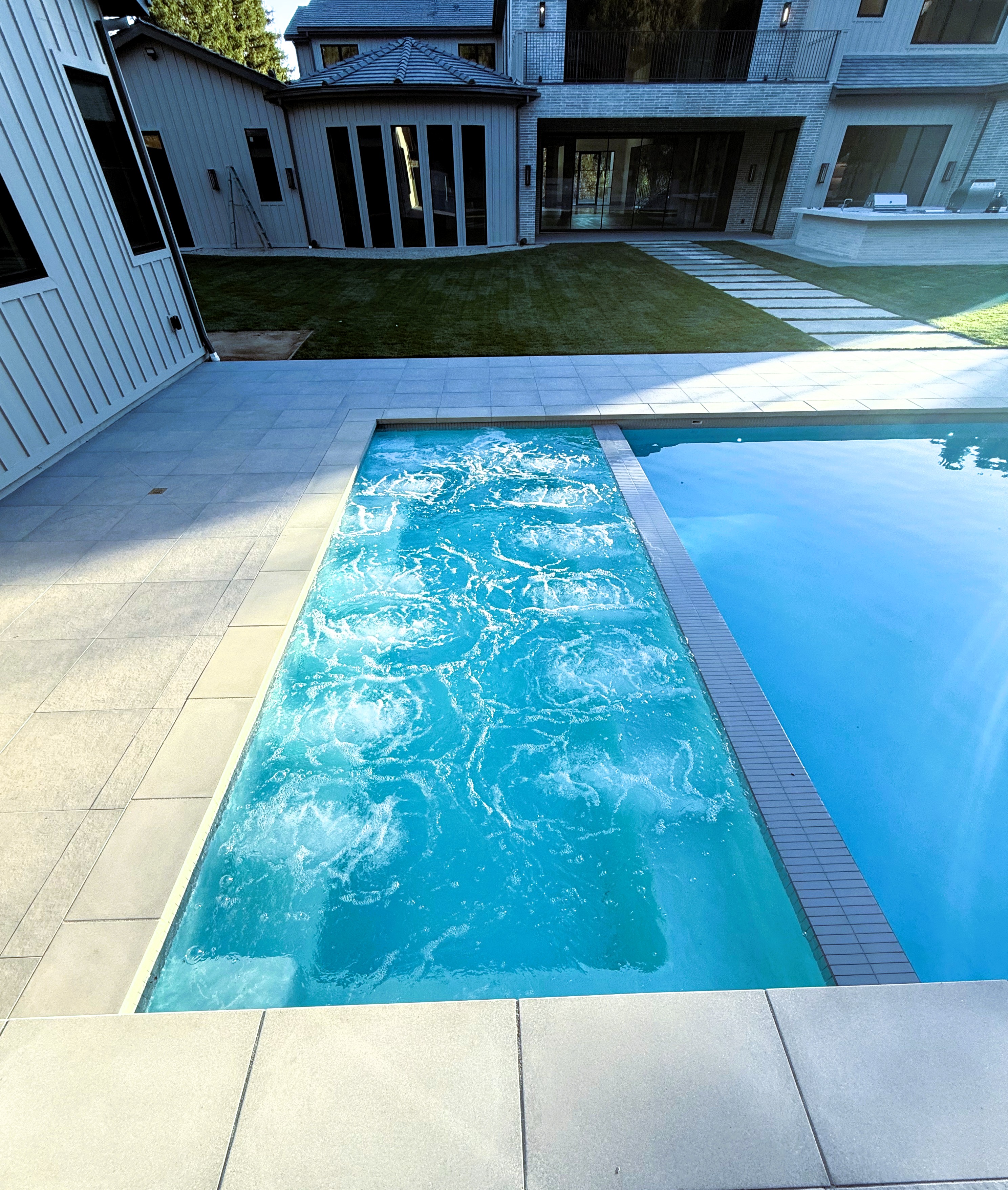 Luxury spa and hot tub