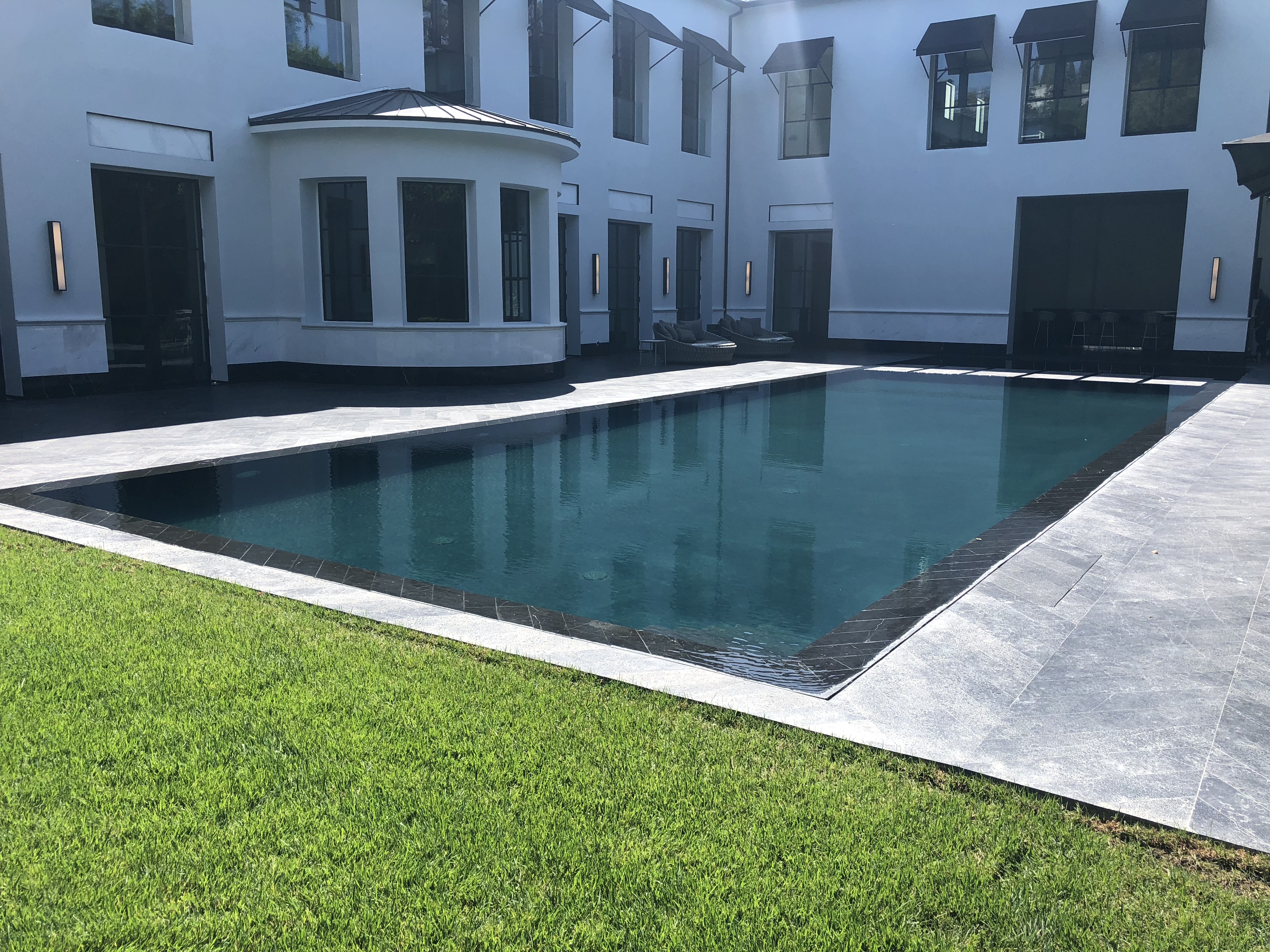Custom pool in Bel Air CA