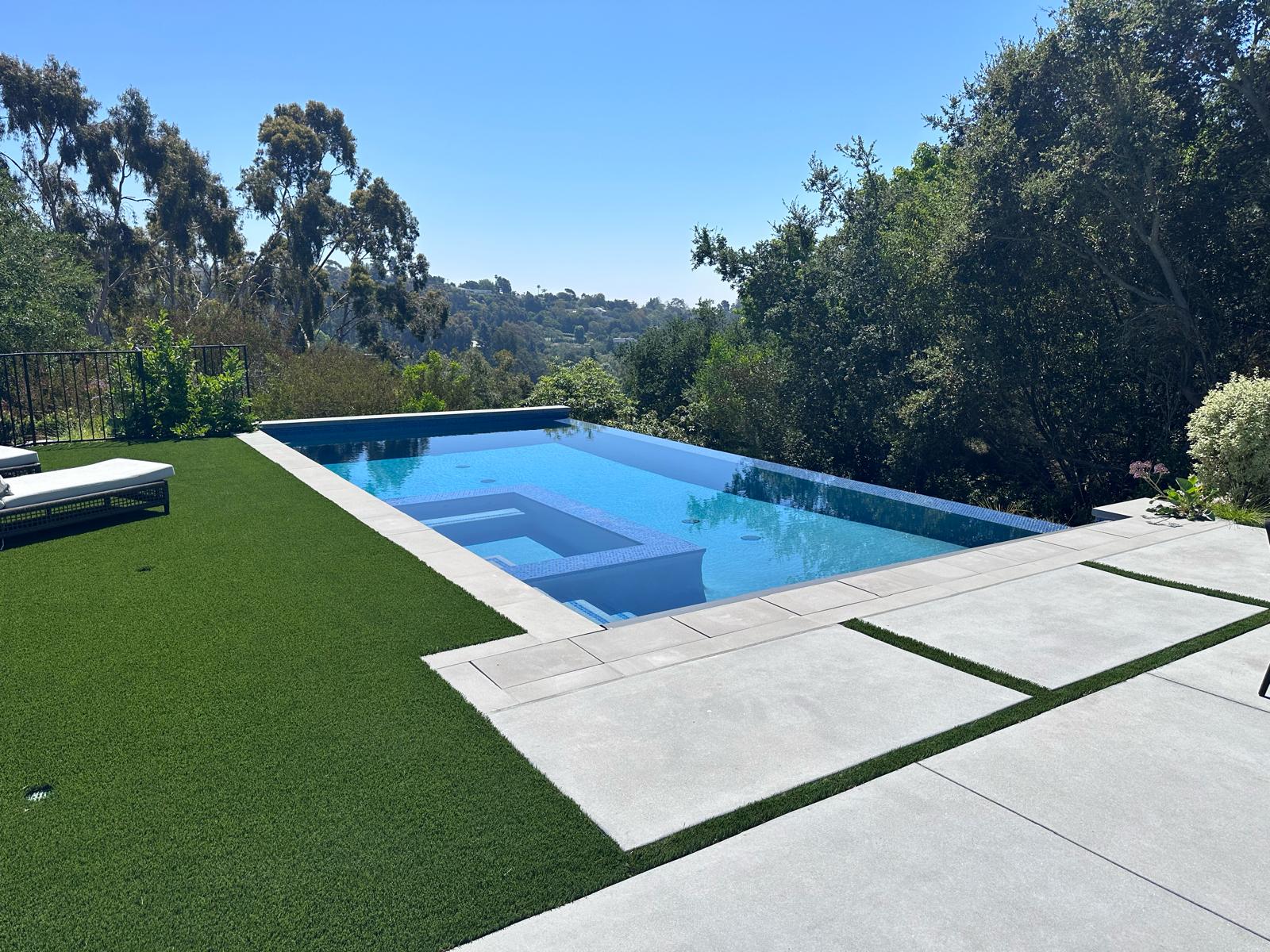 Custom pool in Brentwood CA