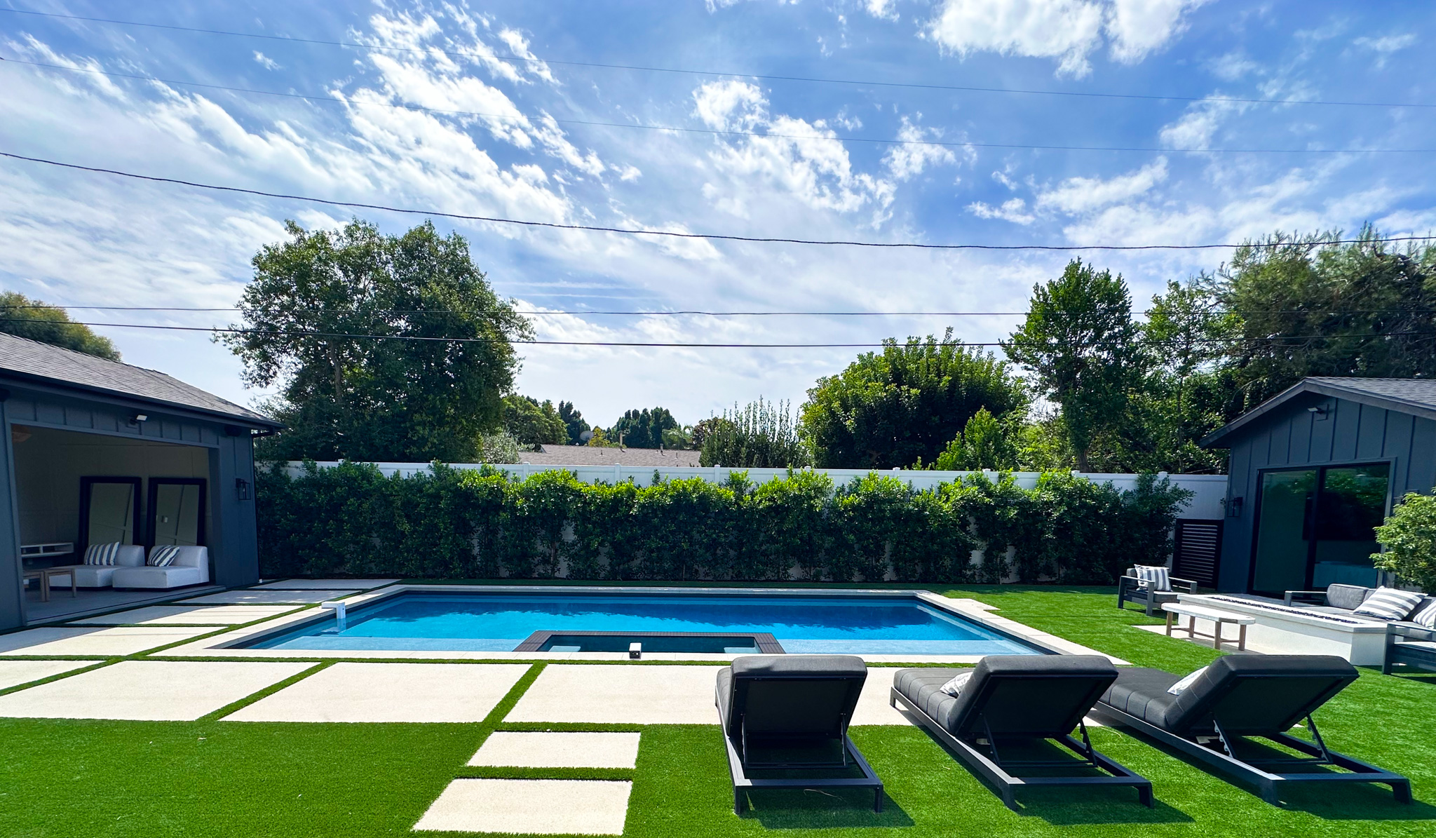Custom pool construction Los Angeles